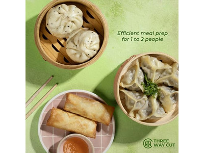 Cestello per Cottura a Vapore in Bambù per Frutti di Mare e Dim Sum